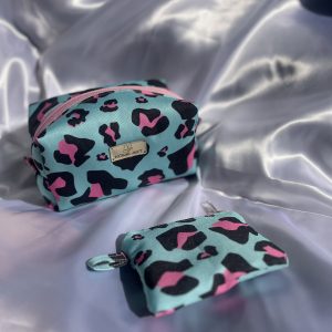 Set Neceser Print + Mini Turquesa